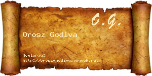 Orosz Godiva névjegykártya